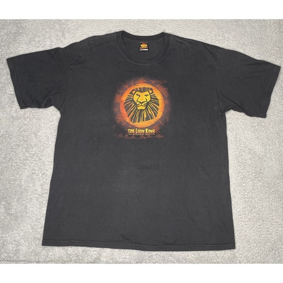 Other - Lion King Musical Adult XLarge Black T-Shirt ( M New York Broadway Los Angeles )